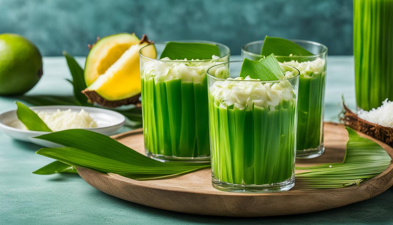 buko pandan resep