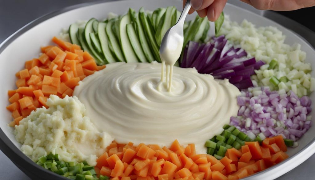cara membuat mayo sayur